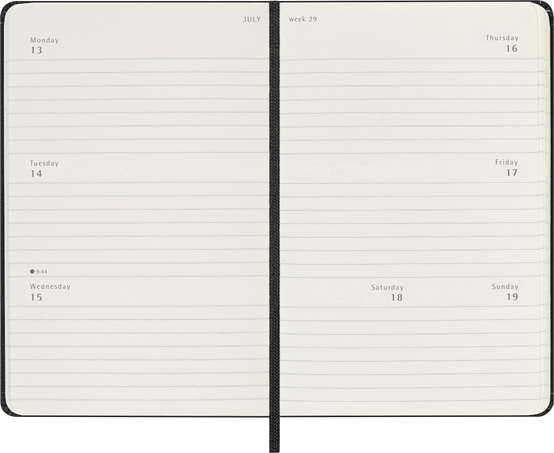 12M WKLY HOR PK BLK HARD