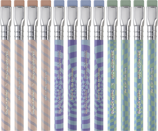 LE ALICE-BLACKWING SET OF 12 F MINI PENC