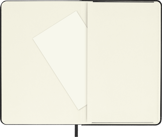 Classic Notebook Hard Cover, Black - Side view