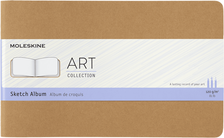 Sketch Album ART CAHIER SKETCH ALBUM LG KRAFT BROWN