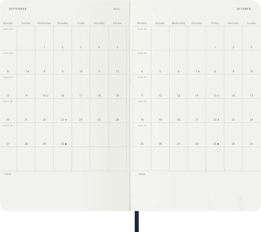 18M WKLY NTBK LG S.BLUE SOFT