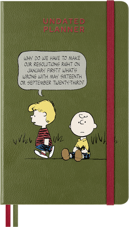 UNDATED PLANNER PEANUTS HARD