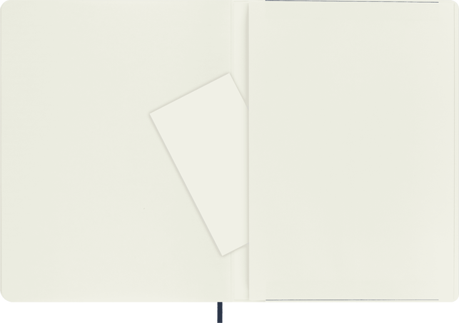 Classic Notebook Soft Cover, Sapphire Blue - Side view
