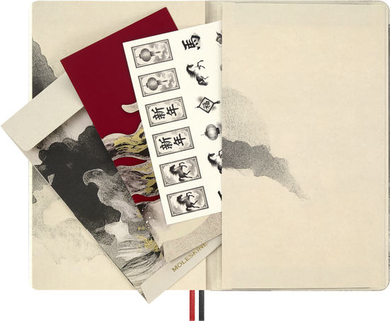 HORSE-LARGE RULED NTBK + BOX_CALLIGRAPHY