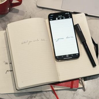 SMART NOTEBOOK RULED SOFT LARGE BLACK