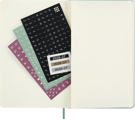 18M WKLY NTBK LG HARD SAGE GREEN +TEXT