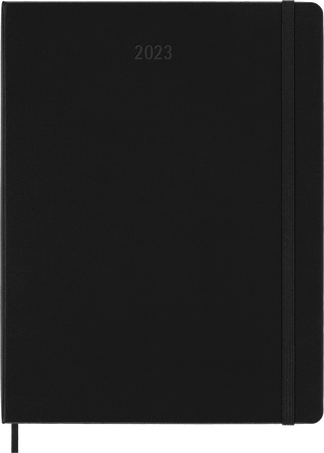 Smart PRO Planner 2023 Weekly 12-Month, Black - Front view