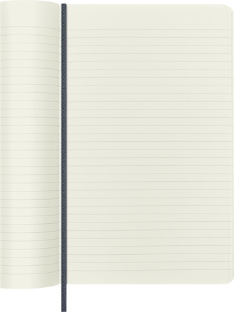 Precious & Ethical Notebook Vegan Soft Cover, Ruled, Petroleum - Side view