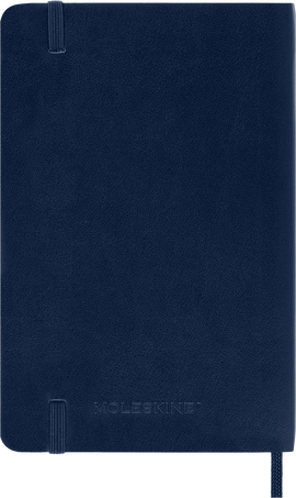 Classic Notebook Soft Cover, Sapphire Blue - Side view