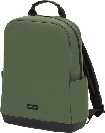 The Backpack - Soft-Touch PU The Backpack Collection, Forest Green - Front view
