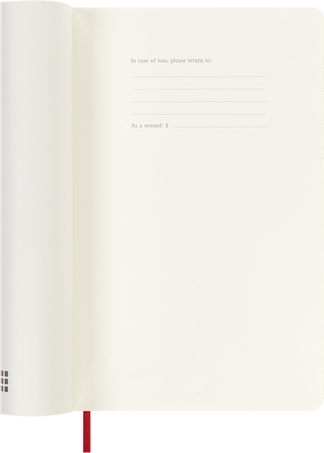 18M WKLY NTBK LG S.RED SOFT