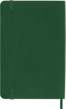 Classic Notebook Soft Cover, Myrtle Green - Side view