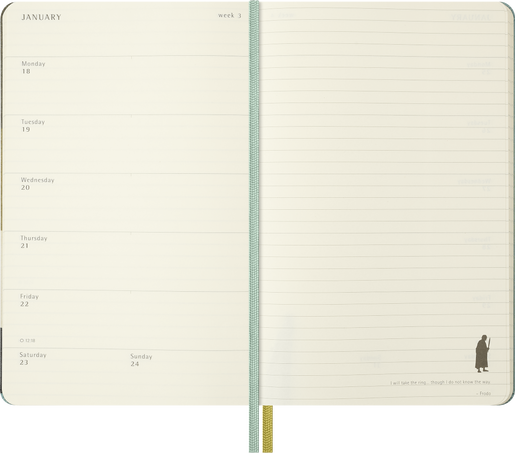 18M LORD OF THE RINGS WKLY NB L H NO BOX