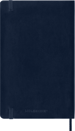 Classic Notebook Soft Cover, Sapphire Blue - Side view