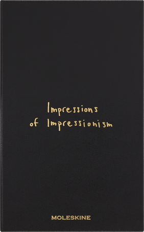 Impressions of Impressionism ギフトボックス - ノートブック ラージサイズ、ハードカバーノートブック3冊 - 正面