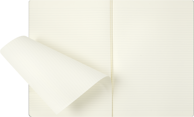 CAHIER JNLS A4 RUL BLK-KR.BROWN-CRAN.RED