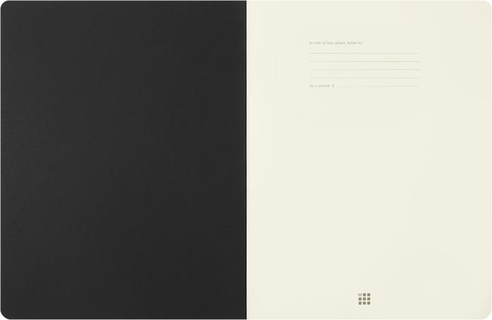 CAHIER JNLS XXL RUL BLK-KR.BROWN-CRAN.RE