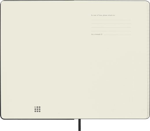 Classic Planner 2023/2024 Large Weekly, hard cover, 18 months, ブラック - 横