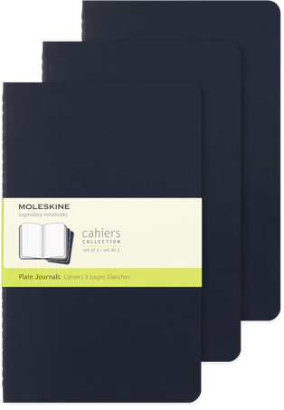 CAHIER JNLS LG PLA INDIGO.BLU