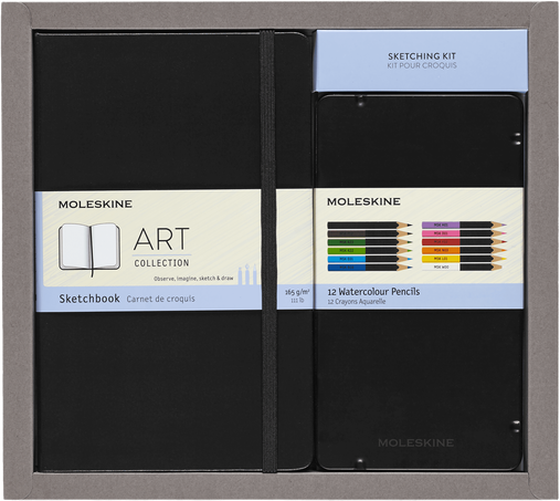 カラーリング キット & スケッチ キット アート コレクション, Sketching Kit Colored Pencils - 正面