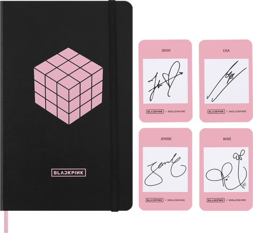UNDATED LARGE PLANNER WITH BOX-BLACKPINK