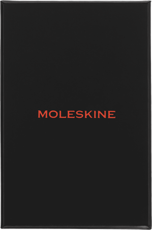 Shine ノートブック XS 無地（レッド） XS, plain, hard cover, with gift box, Metallic Red - 横