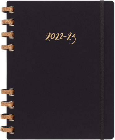 Student Life - Academic Planner 2022/2023 12-Month, Spiral, Midnight - Front view