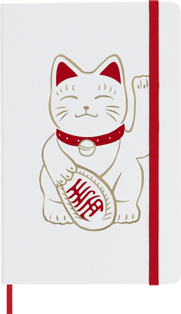招き猫 ノートブック 限定版 ホワイト Moleskine 招き猫 ノートブック 限定版 ホワイト Moleskine