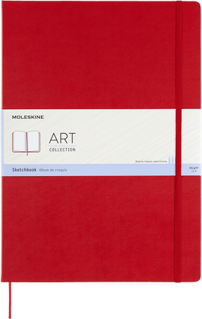 Sketchbook Art Collection, Scarlet Red - Front view