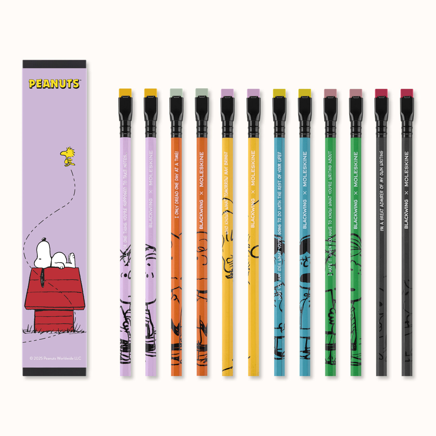 ピーナッツのノート、手帳、バックパック＆鉛筆セット | Moleskine
