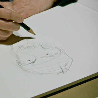 ART WATERCOLOR ALBUM LG BLK