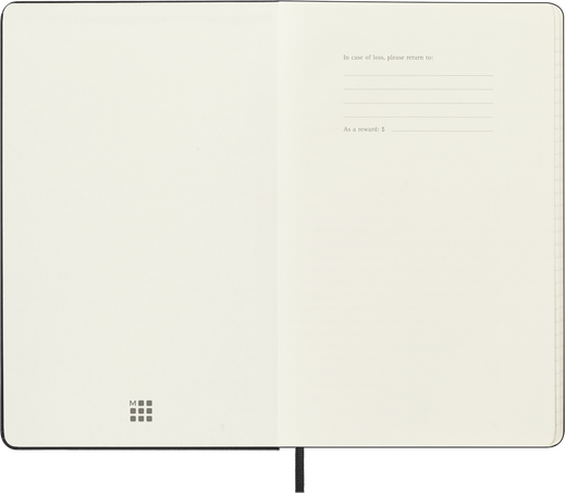 18M WKLY NTBK LG BLK HARD