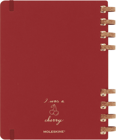 Undated Life Planner XL ウィークリー＆マンスリー XL スパイラル（チェリークラッシュ）, Cherry Crush - 背面