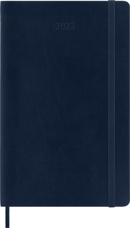 Classic Planner 2023 Daily 12-Month, サファイアブルー - Front view