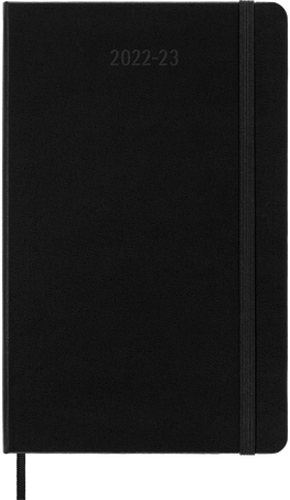Classic Planner 2022/2023 18M WKLY NTBK LG BLK HARD
