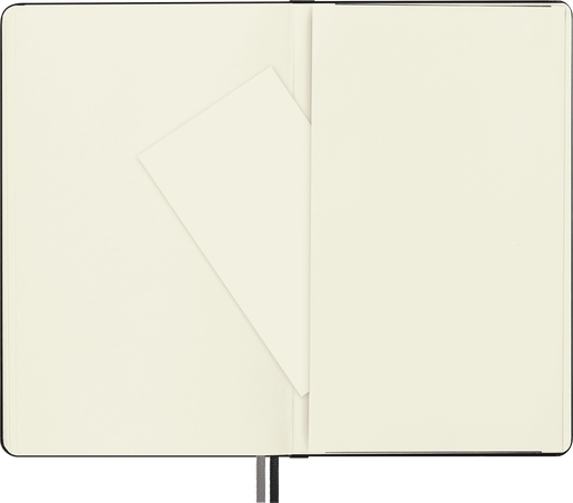 Classic Notebook Expanded Hard Cover, Black - Side view
