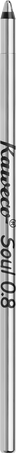 Smart Pen Ballpoint Refills Set of 5, Black, 0.8 mm - Front view