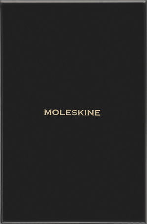 Precious & Ethical Notebook Vegan Soft Cover, Python-effect, Ruled, Black - Side view