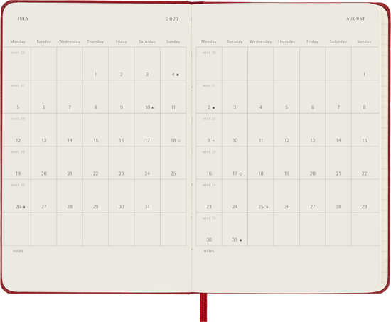 18M WKLY NTBK PK S.RED HARD