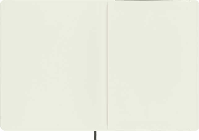 Precious & Ethical Notebook Vegan Soft Cover, Python-effect, Ruled, Black - Side view
