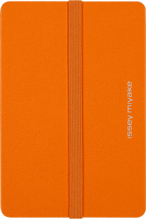 BUSINESS CARD HOLD. ORANGE ISSEY MIYAKE