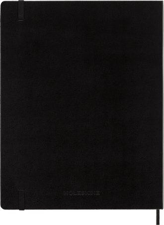 Classic Notebook Hard Cover, Black - Side view