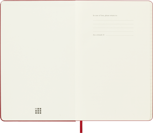 18M WKLY NTBK LG S.RED HARD