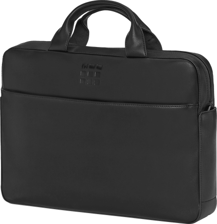 Slim Briefcase Classic Collection, Black - Front view