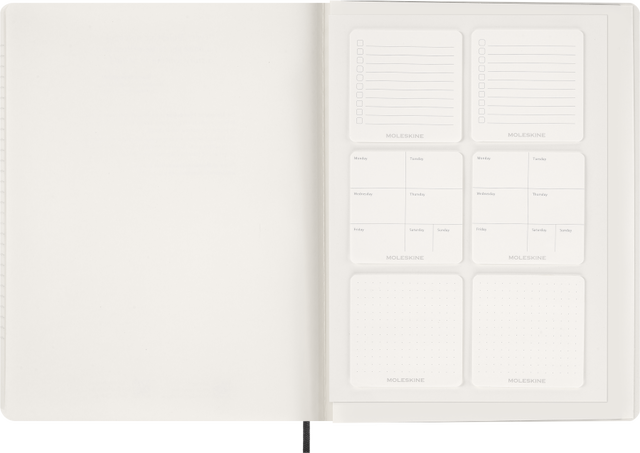 ESSENTIAL PLANNER WKLY VERT XXL BLACK