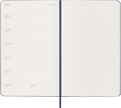 18M WKLY NTBK LG SAP.BLUE HARD