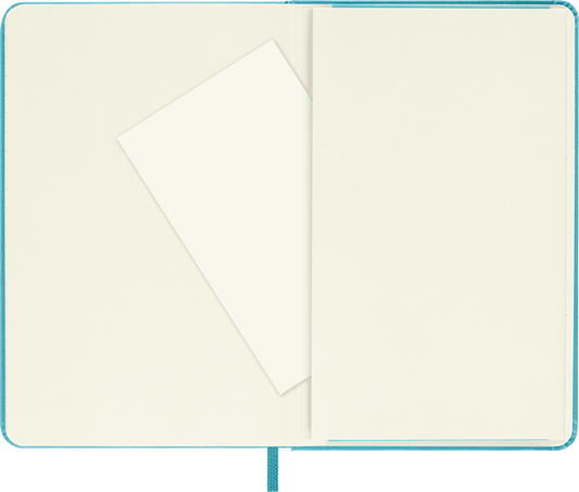 Classic Notebook Hard Cover, Reef Blue - Side view