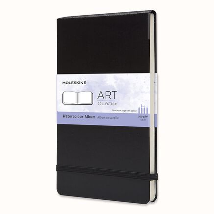 ART WATERCOLOR ALBUM LG BLK