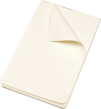 Sketch Pad Art Collection, Black - Back view
