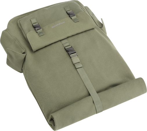Legendary Travel Backpack Rolltop, Military Green, Green - Side view